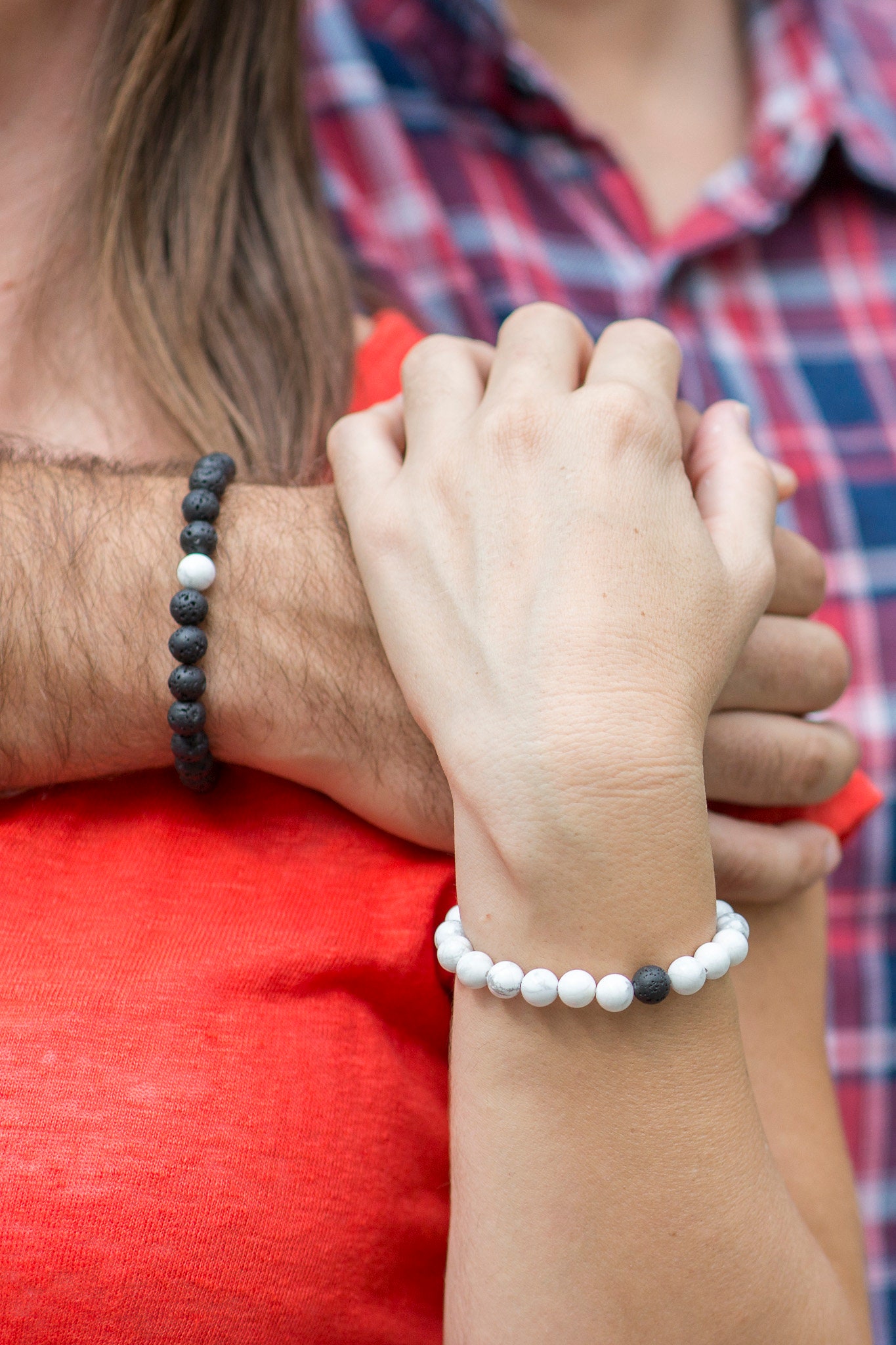 Couples bracelet long distance relationship bracelet Valentine's day