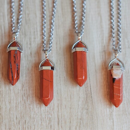 Genuine Red Jasper Necklace Healing 