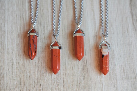 Jasper on sale crystal necklace