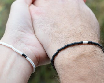Long distance relationship bracelet distance bracelets his her matching bracelets