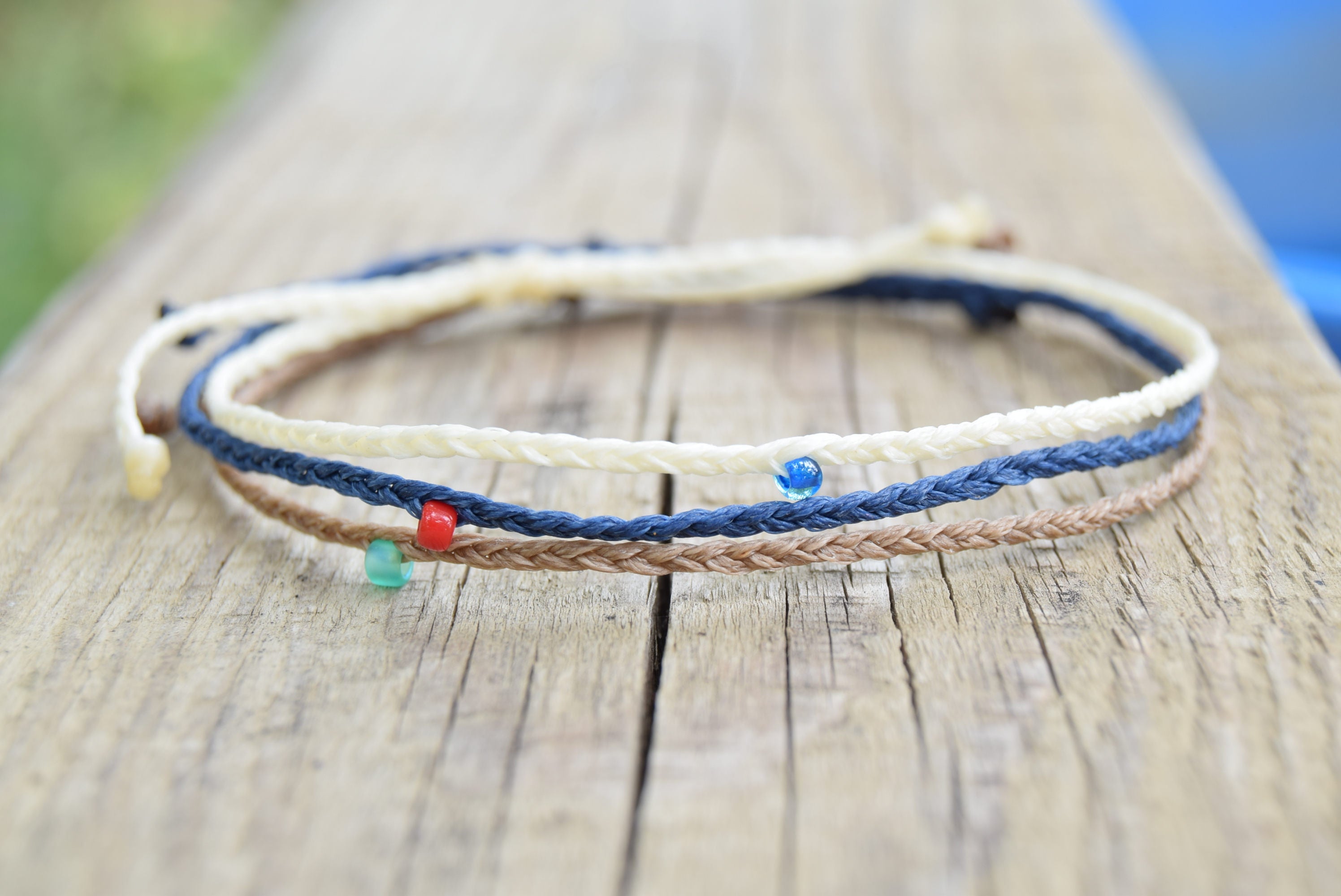 waxed string ultra slim mens bracelet mens string bracelets mens