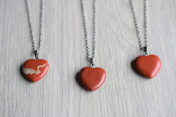 Red jasper 2024 crystal necklace
