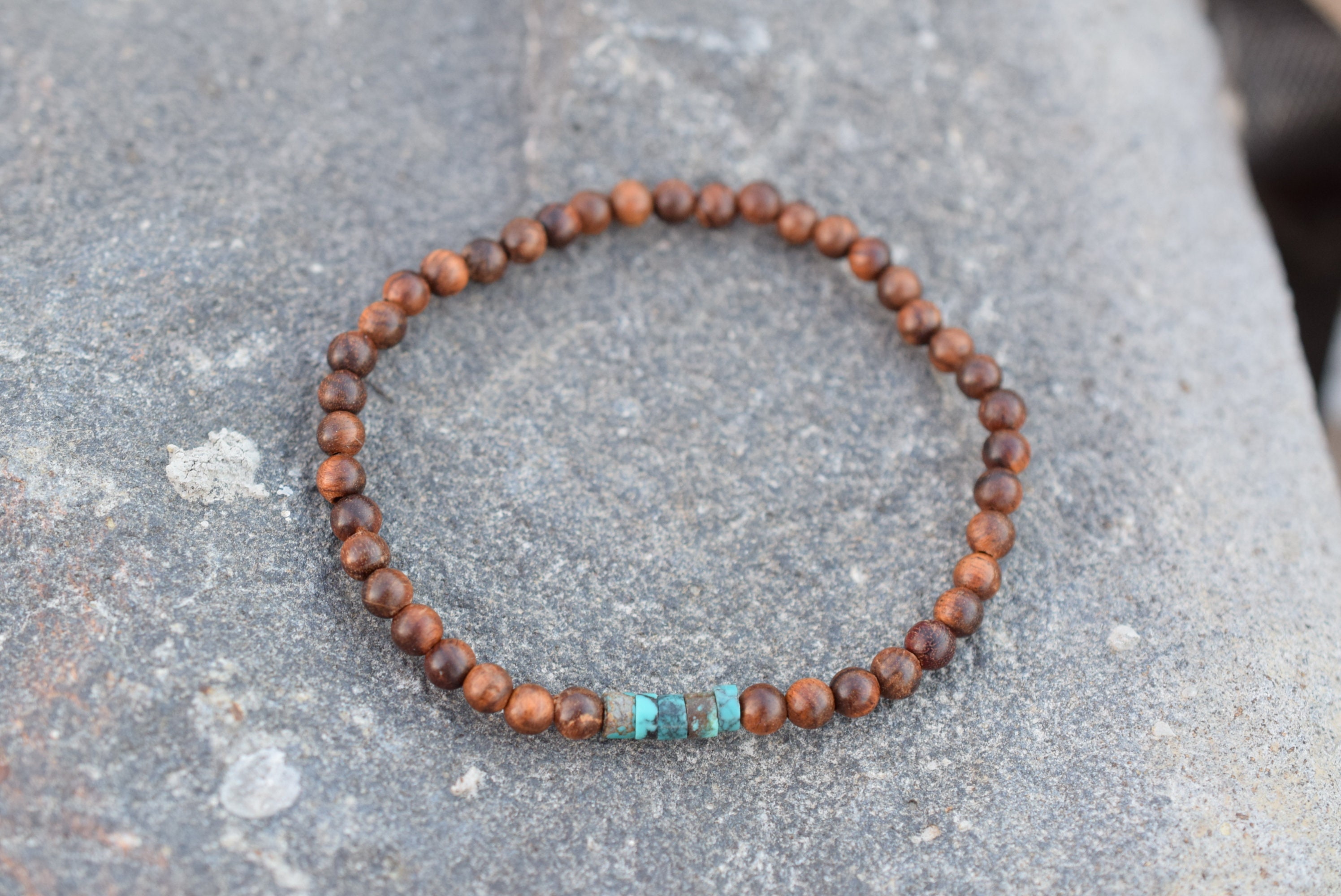 Men's beaded bracelet mens sandalwood bracelet stretch bracelet for men