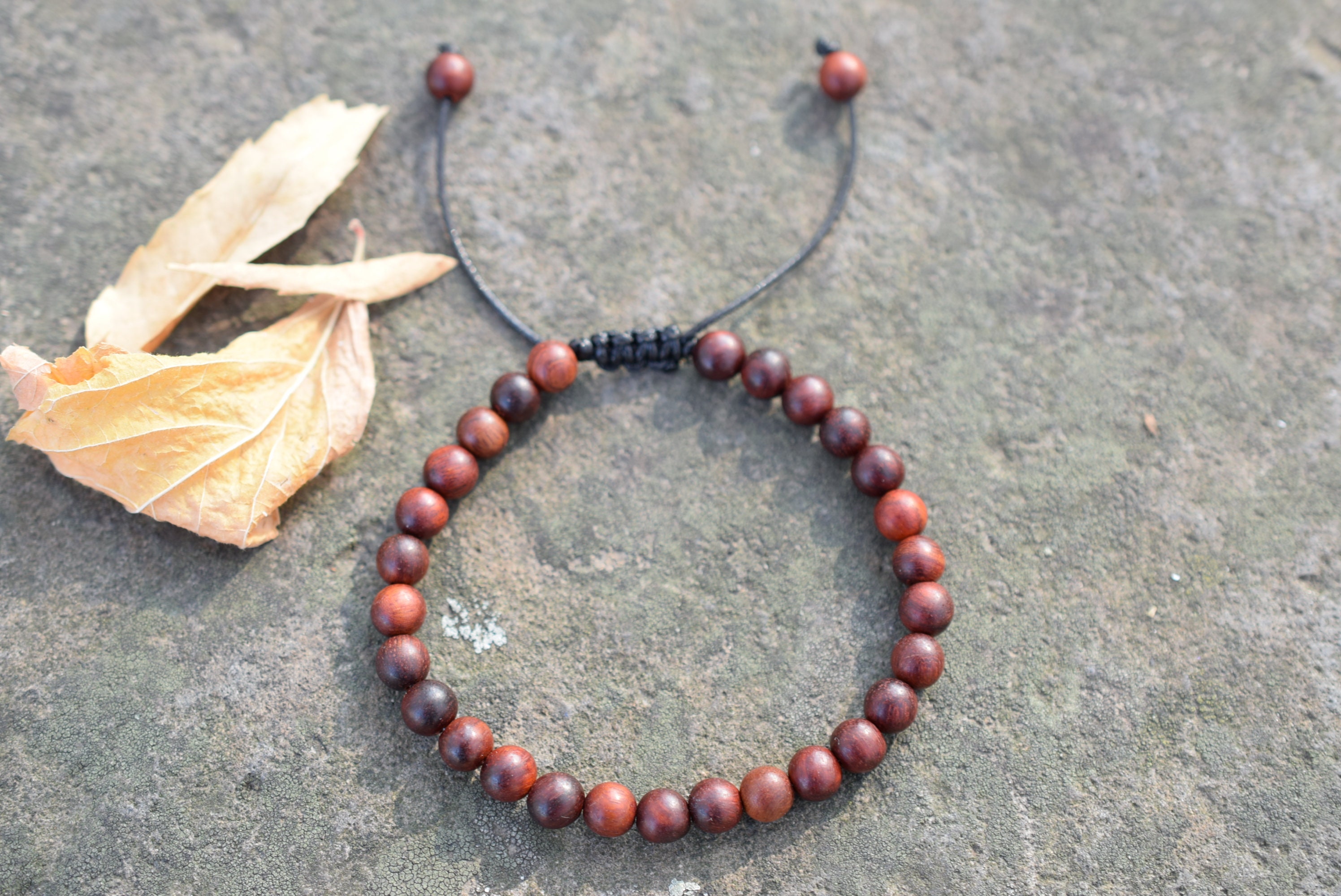 Sandalwood bracelet, men's bead bracelet, gift for men