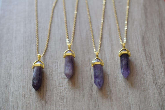 Amethyst necklace healing deals