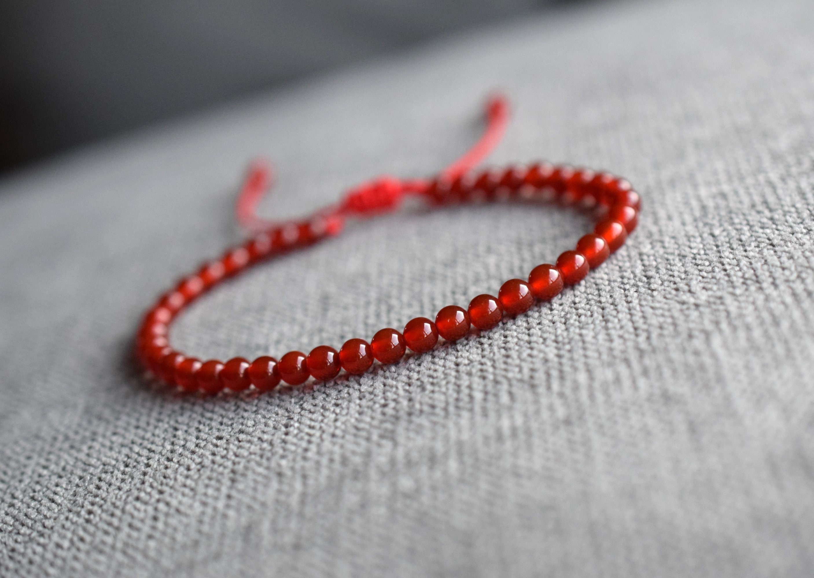 Red Carnelian Bracelet, Carnelian Jewelry, Valentine's Day Gift for