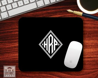 Diamond Monogram Mousepad