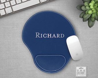 Clarity Executive Mousepad - Personalized Leatherette Mouse Pad with Name