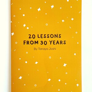 20 lessons zine