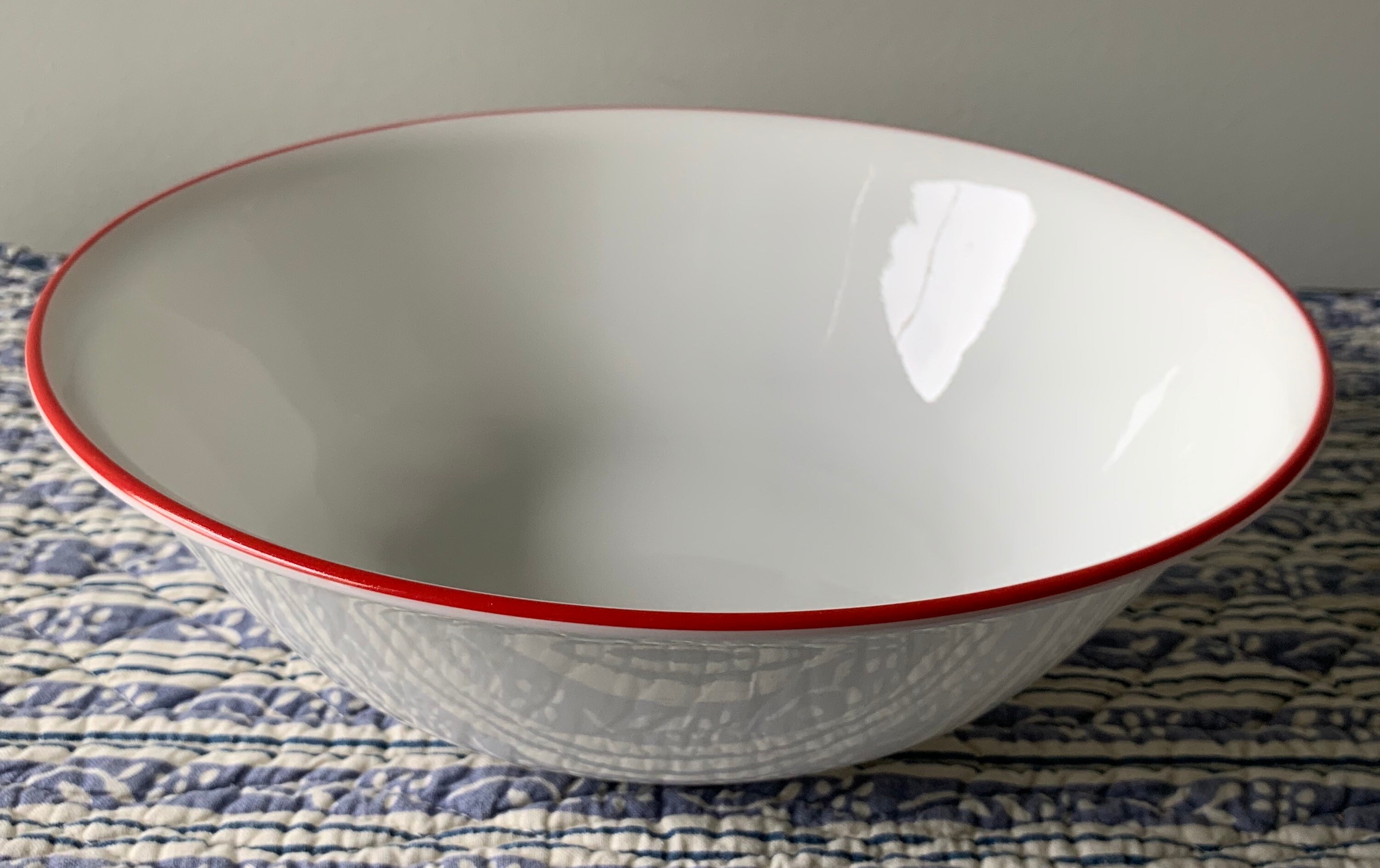 Vintage Corelle Serving Bowls Your Choice Red/White or Beige Etsy