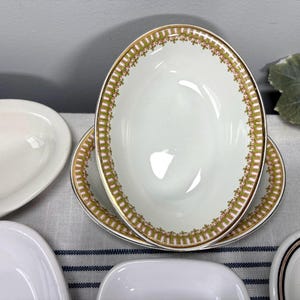 Vintage White Ironstone Soap Dishes ~ Hotel Ware - England & USA