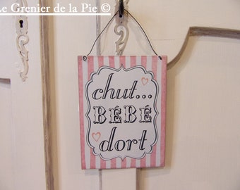 Chut Bebe Dort Etsy
