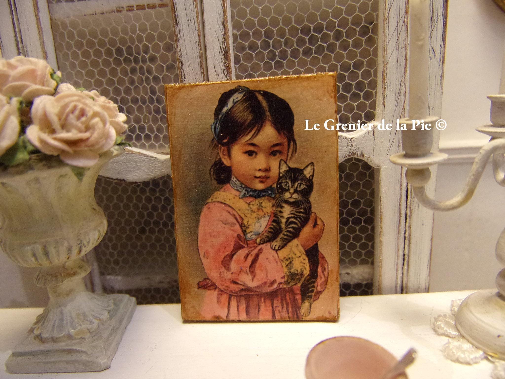 Rare ! petit encrier poupée ancienne