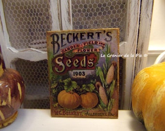 1pc Miniature Pumpkin Corn Thanksgiving Halloween Table Decoration Fall Dollhouse 1:12 Vintage Dollhouse Sign