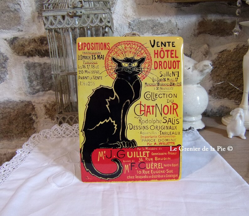 Metal Advertising Plate Displays Cabaret Chat Noir Rodolphe Etsy Hong Kong Metal Advertising Plate Displays Cabaret Chat Noir Rodolphe Etsy Hong Kong