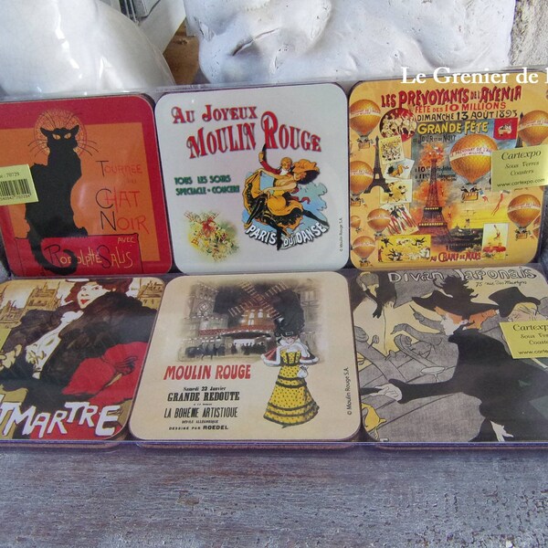 Vintage Coasters Etsy