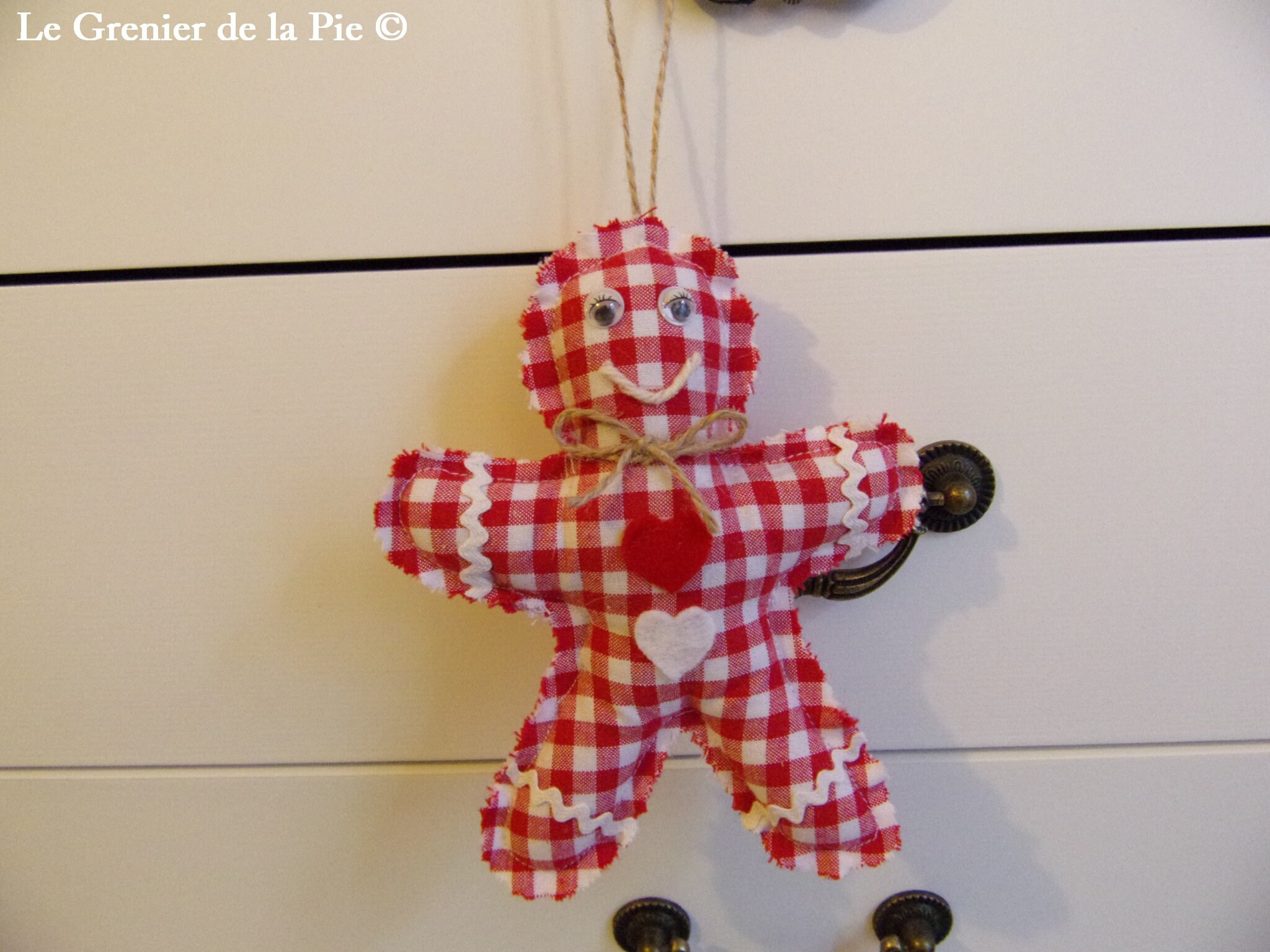 Ensemble De 12 Décorations De Bonhomme En Pain D'épices Avec