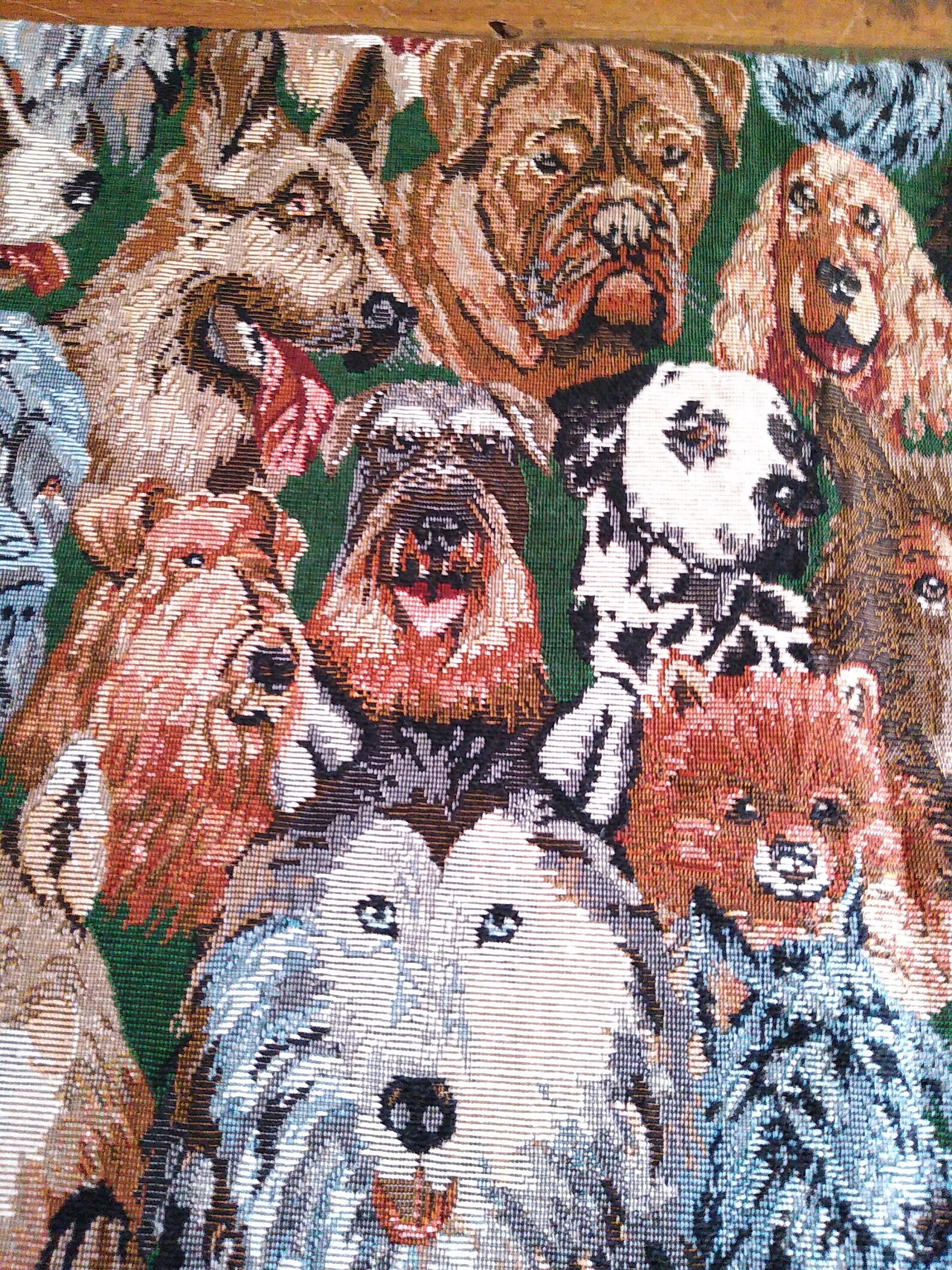 DOGS upholstery fabric tapestry for sewing crafting and Etsy