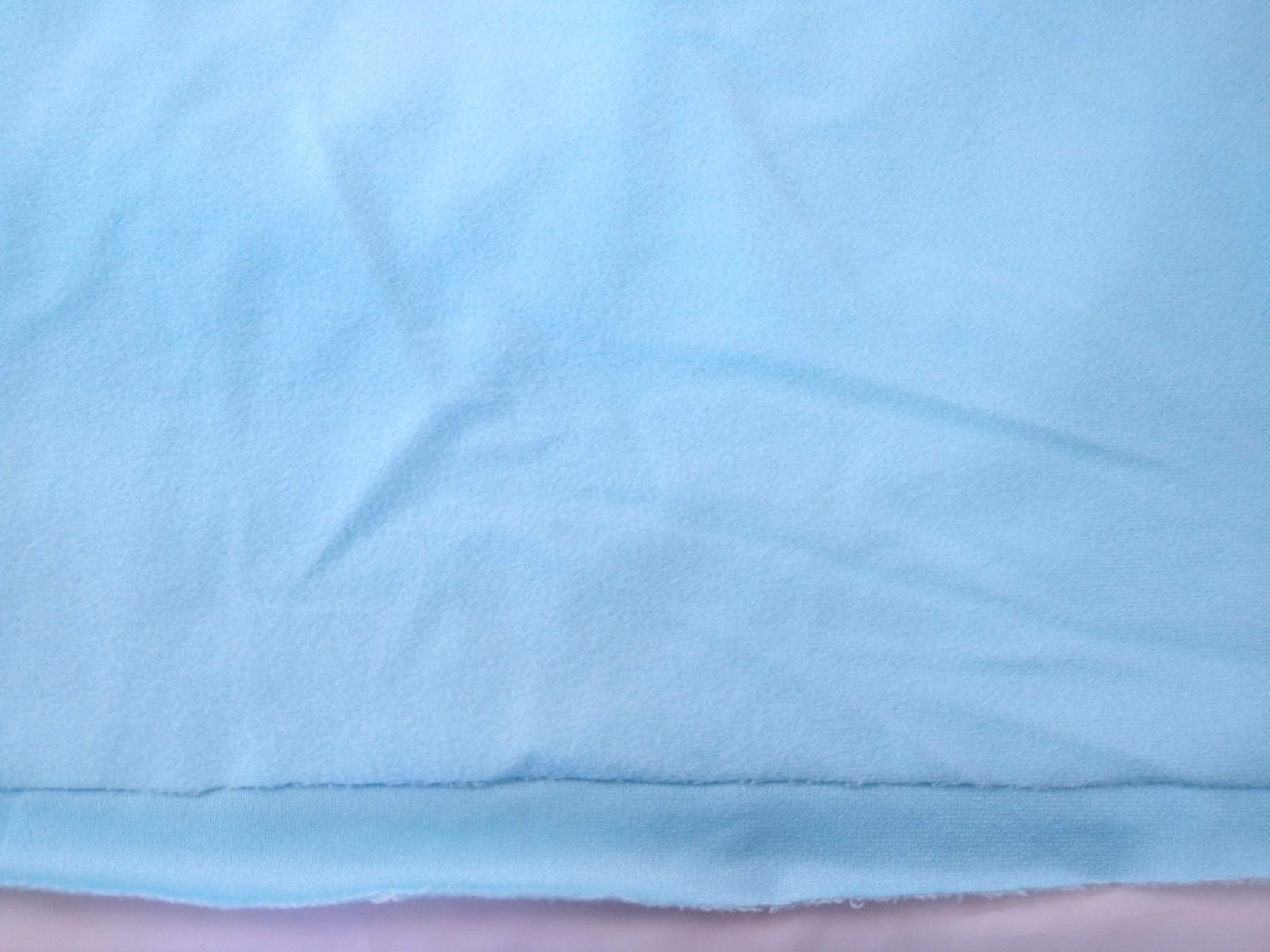 Extra wide light blue fleece fabric super soft material Etsy