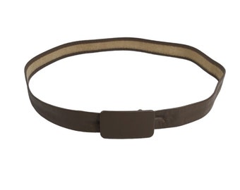 Astor powder brown soft leather belt