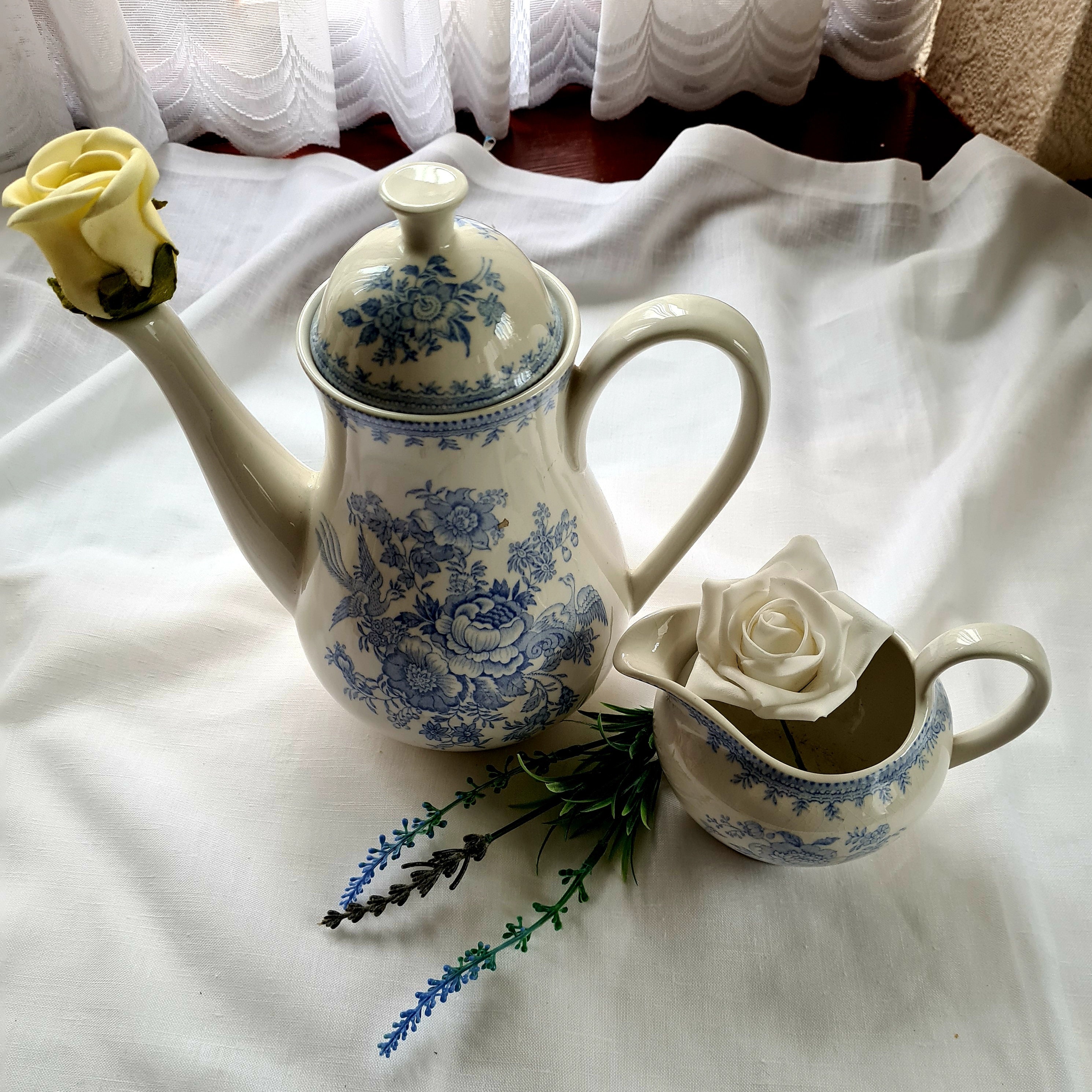 暖色系 【廃番】Burleigh Black Felicity Tea Pot L | climathon.pl