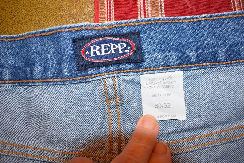 Repp Cloth Repp Quality Durable Denim Big Mans Jeans 60x32 Relaxed Fit-new With ...