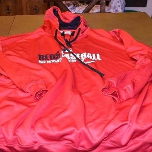 Majestic authentic MLB Cincinnati  Red's Hoodie big mans 4XT