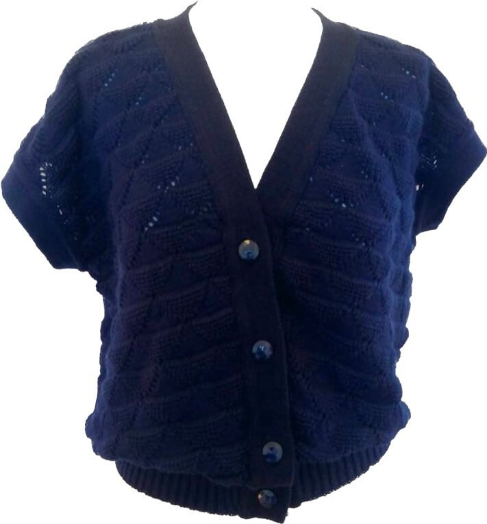 Gilet long manche courte sale
