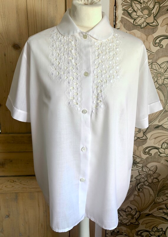 Chemisier Femme Vintage En Simili Daim Polyester - Taille 38 - Vert - Très Bon état