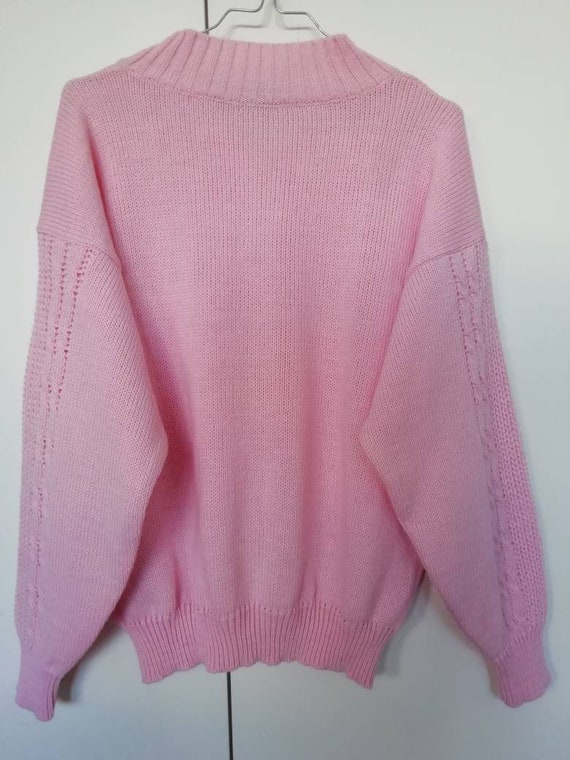 Vintage Alan Manoukian Belgium Wool Blend Cable Knit Sweater Bomber