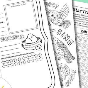 バードウォッチングぬり絵キット | 自然鳥観察とSTEAM学習 PDF