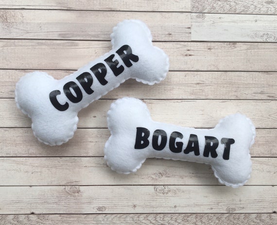 Pet Toys, Custom Dog Name Bone, Personalized Dog Toys, Stuffed Felt Dog  Bone, Dog Name Bone, Dog Toys, Custom Dog Accessories