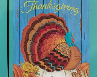 Thanksgiving Flag Etsy