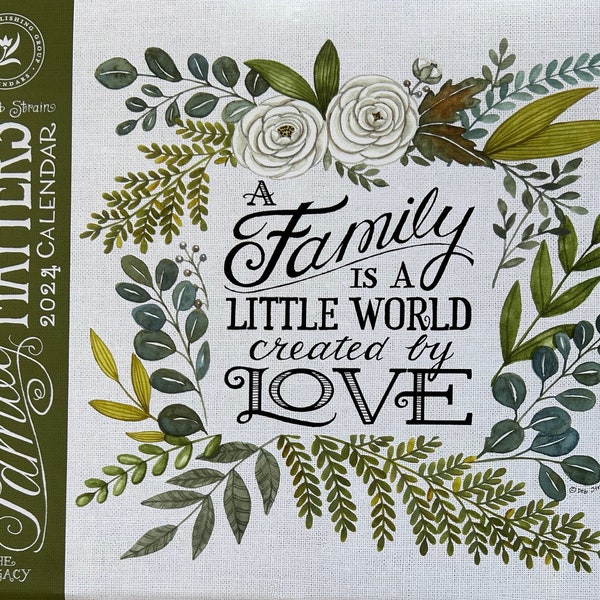 Family 2024 Calendar Etsy