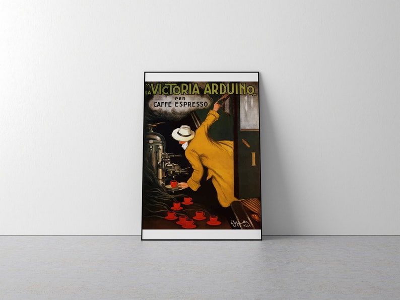 La Victoria Arduino Coffee Cafe Espresso Poster La Victoria Etsy