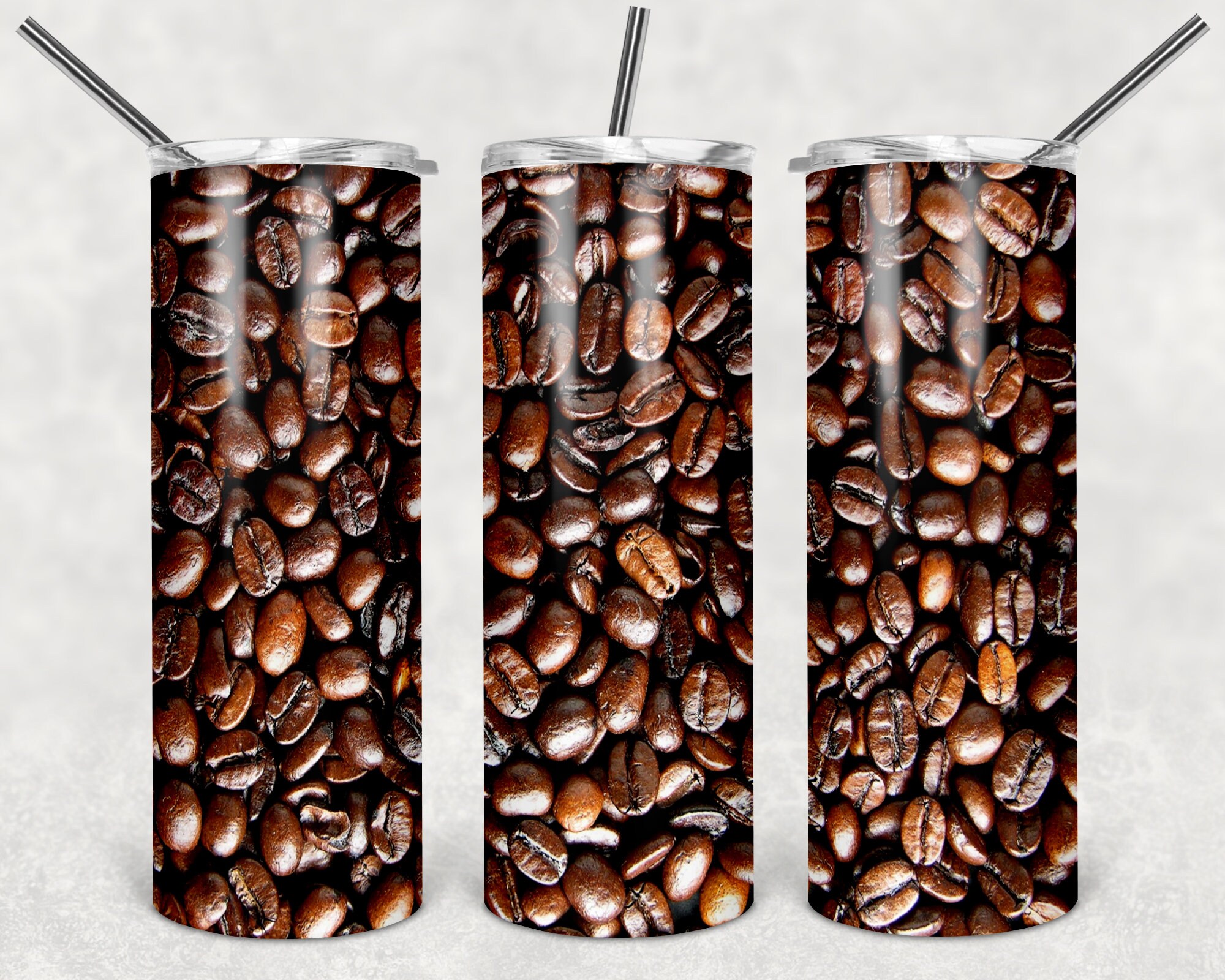 Coffee Beans 20oz sublimation tumbler digital file Coffee Etsy