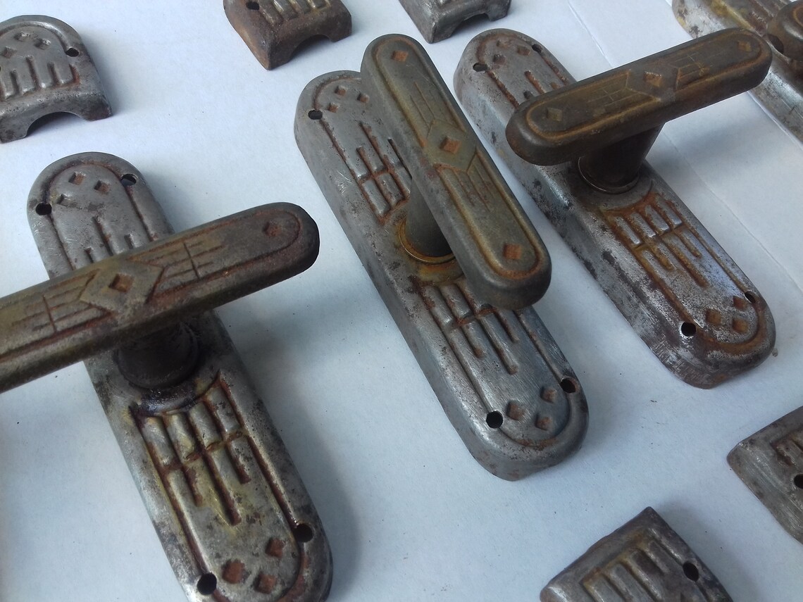 Set of 5 Vintage Metal Window Handlesvintage Hardwarewindow | Etsy