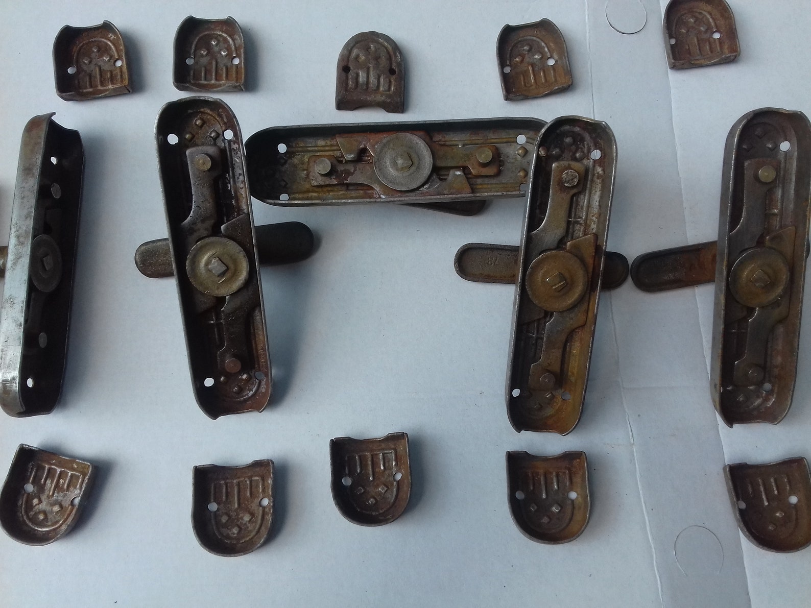 Set of 5 Vintage Metal Window Handlesvintage Hardwarewindow | Etsy