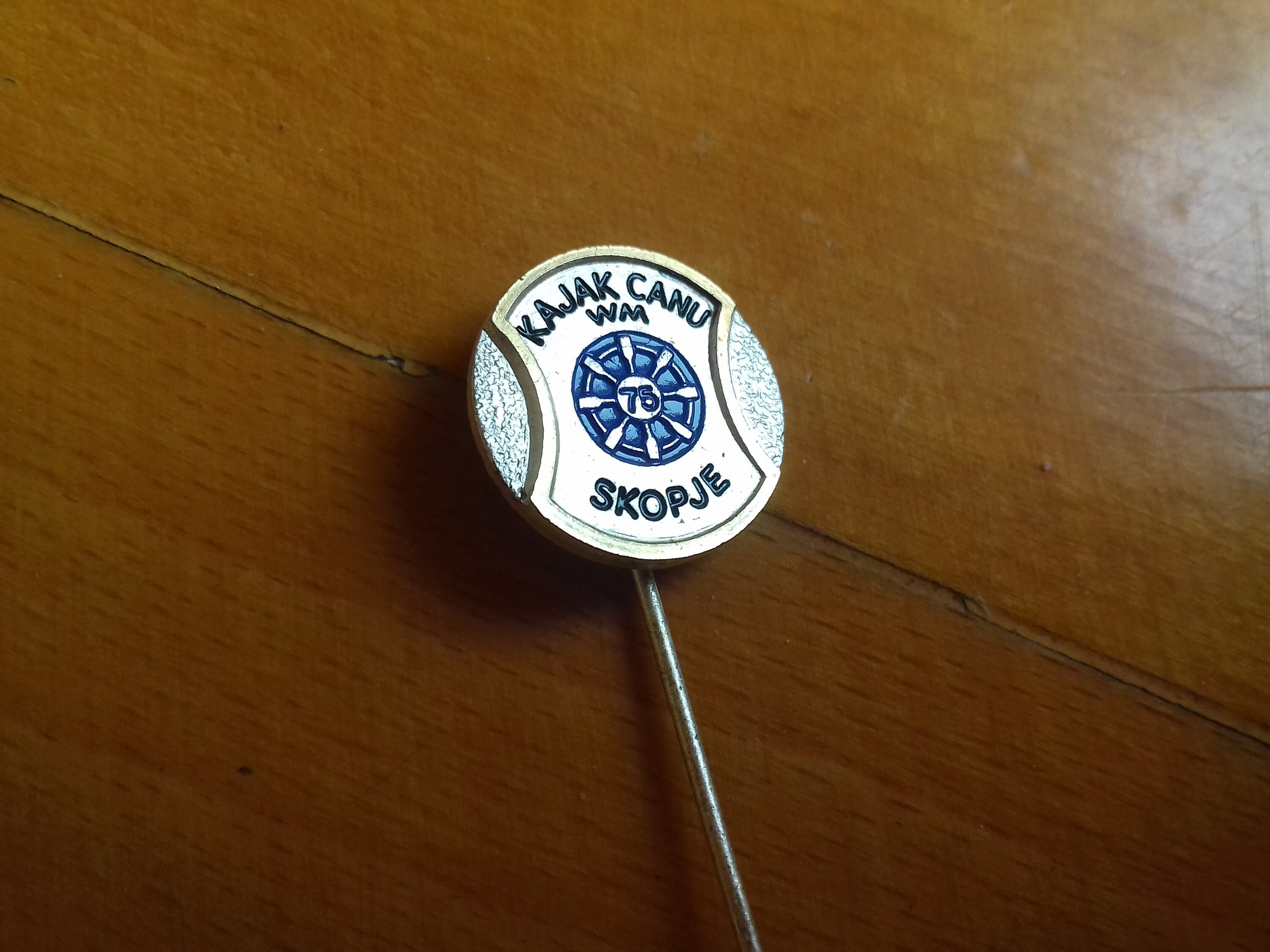 Vintage Pin Badge KAYAK Canoue World CHAMPIONSHIP Skopje 1975 - Etsy