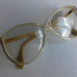 Vintage Silhouette Eyeglasses MOD 1104/20 COL 2691  made in Austria. Beautiful butterfly shape frames from 80's.