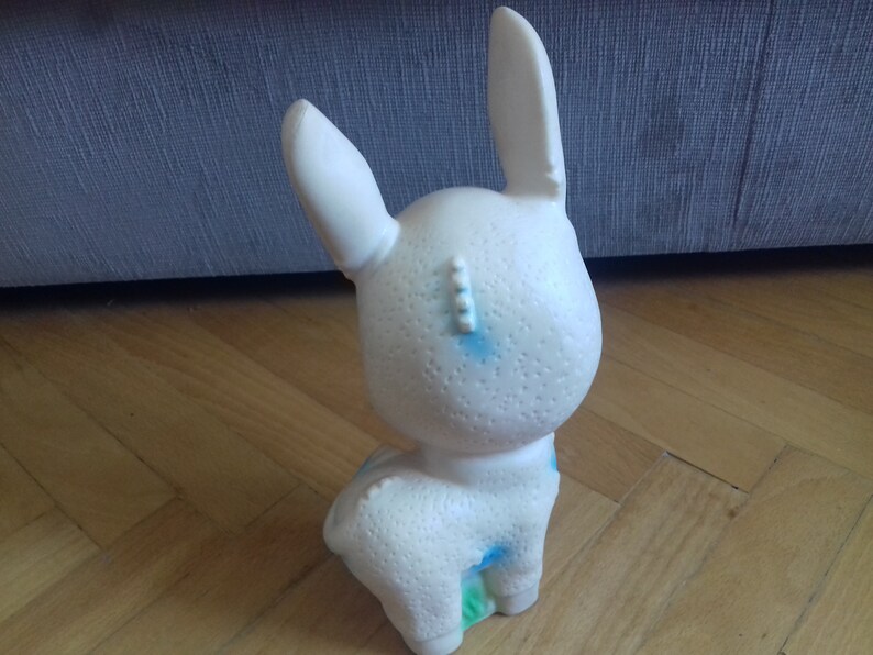 Vintage rubber squeeze Donkey doll by Biserka Zagreb. Cute | Etsy
