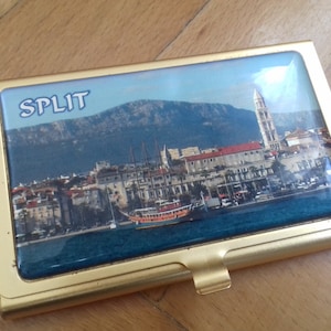 Wizytówka vintage/etui Split Chorwacja -Hrvatska