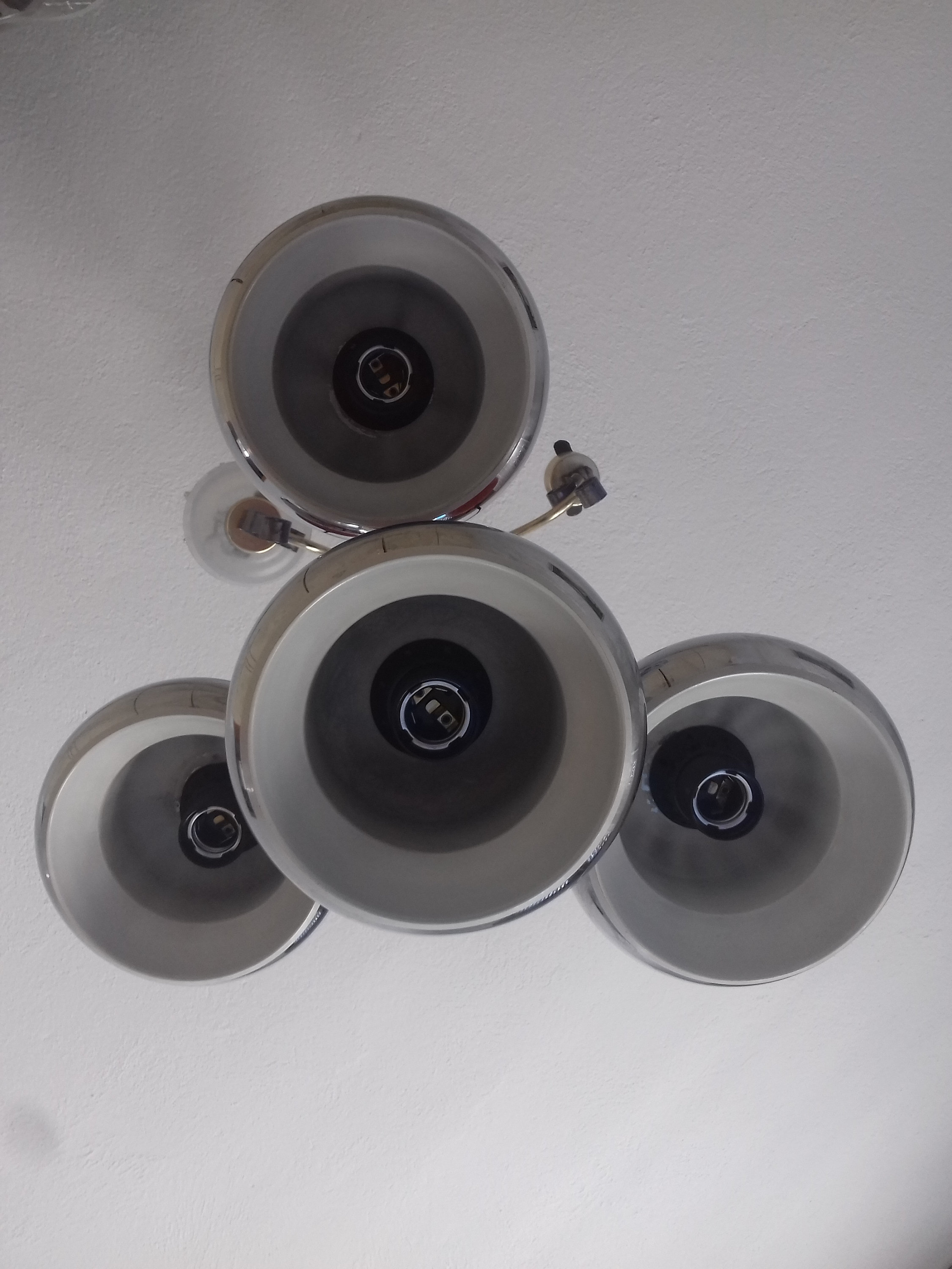 ヴィンテージ アトミック ペンダント ランプ / 70 年代の 4 つの