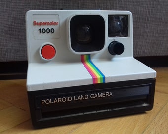 Vintage Polaroid Supercolor 1000 with red button- Made in UK/ Not working