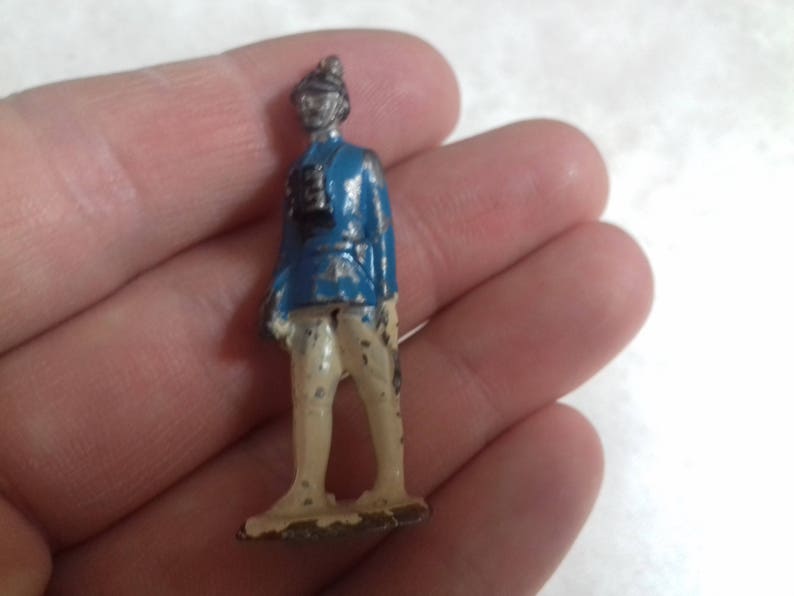 Vintage Metal Toy Soldier. Miniature Military Etsy
