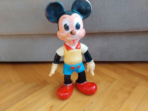 ヴィンテージ ミッキーマウス フィギュア ソフビ ディズニー