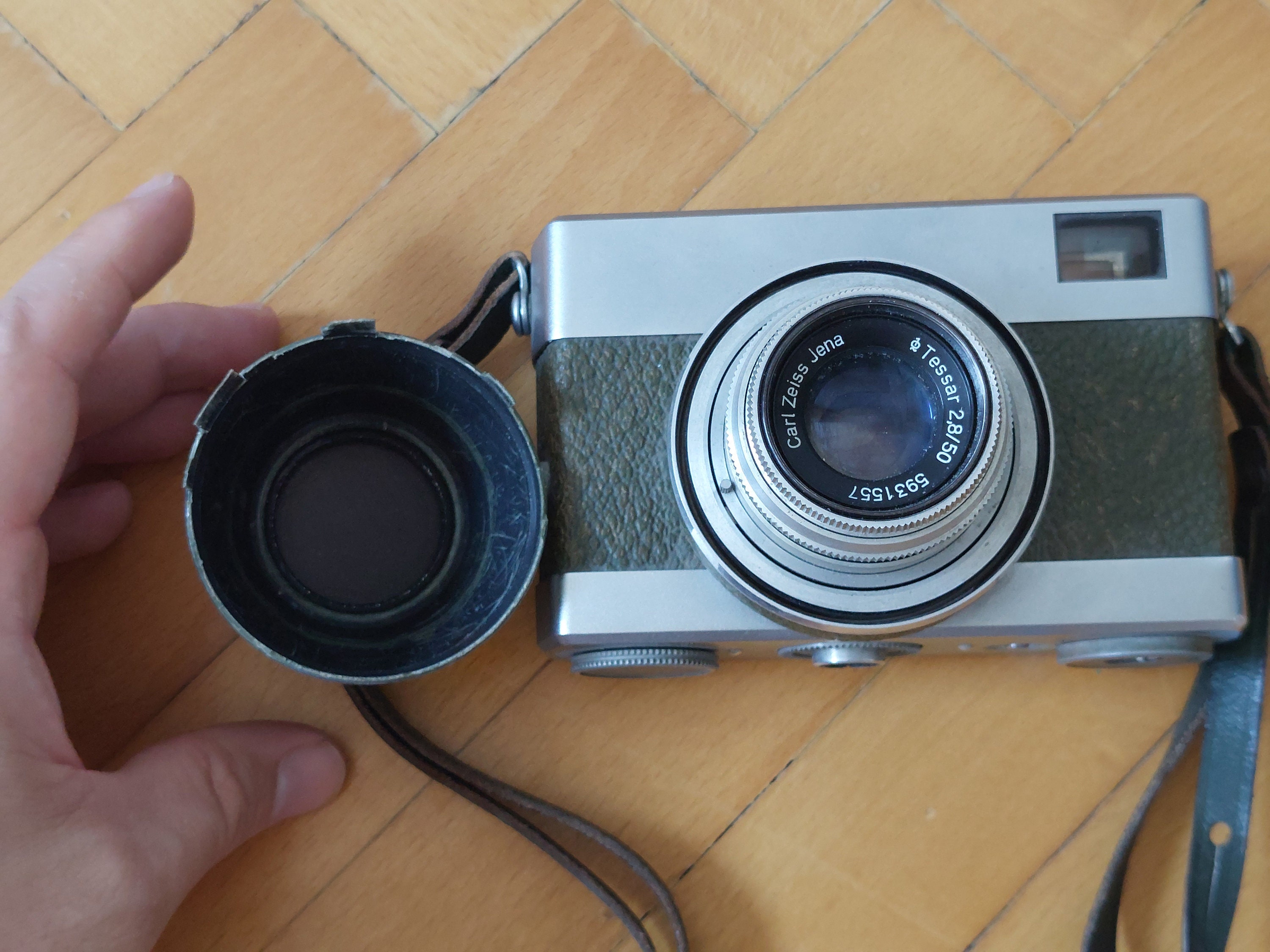 WERRA 初代カメラ Carl Zeiss Tessar 2/50 Werra 2 Vintage Camera + Carl Zeiss Tessar 50mm F2.8 Lens +