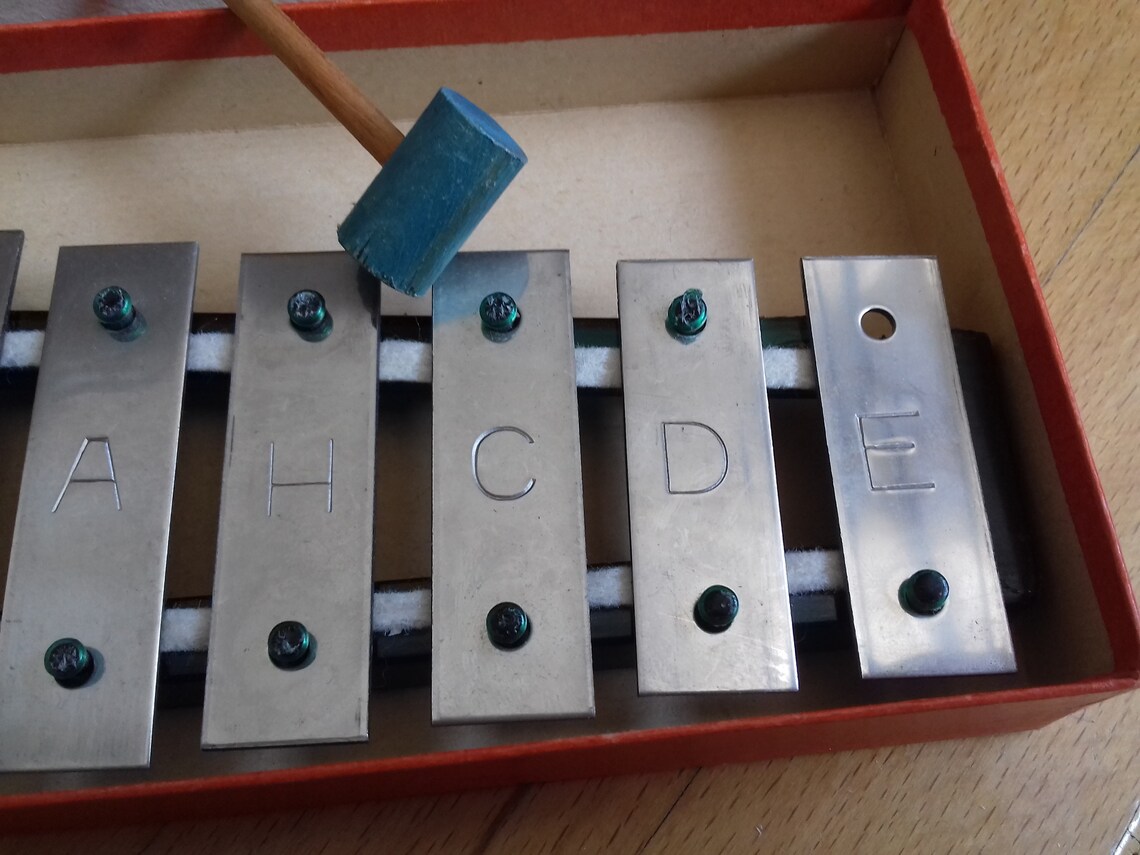Vintage German Child Xylophone in Original Box60's Etsy UK