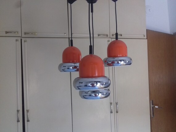 70'S デンマーク製「フラットパック」ペンダントライト ×2