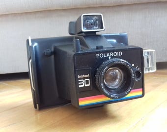 Vintage Polaroid Instant 30 Camera/Retro camera from 70's made in UK